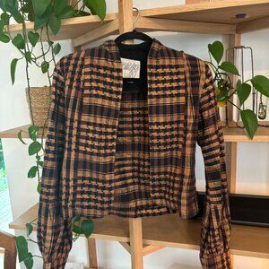 Ace & Jig dinner Jacket - Copper and black